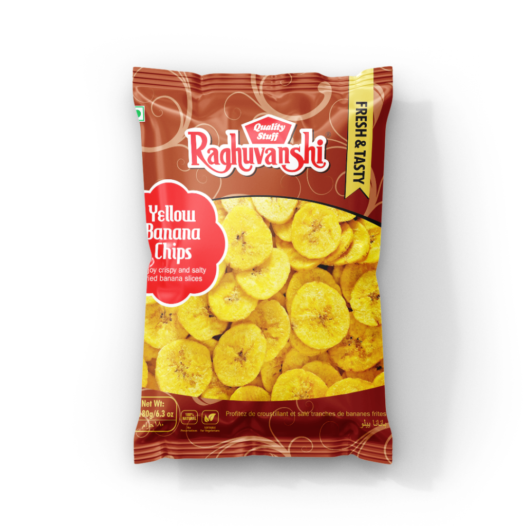 Yellow Banana Chips Raghuvanshii